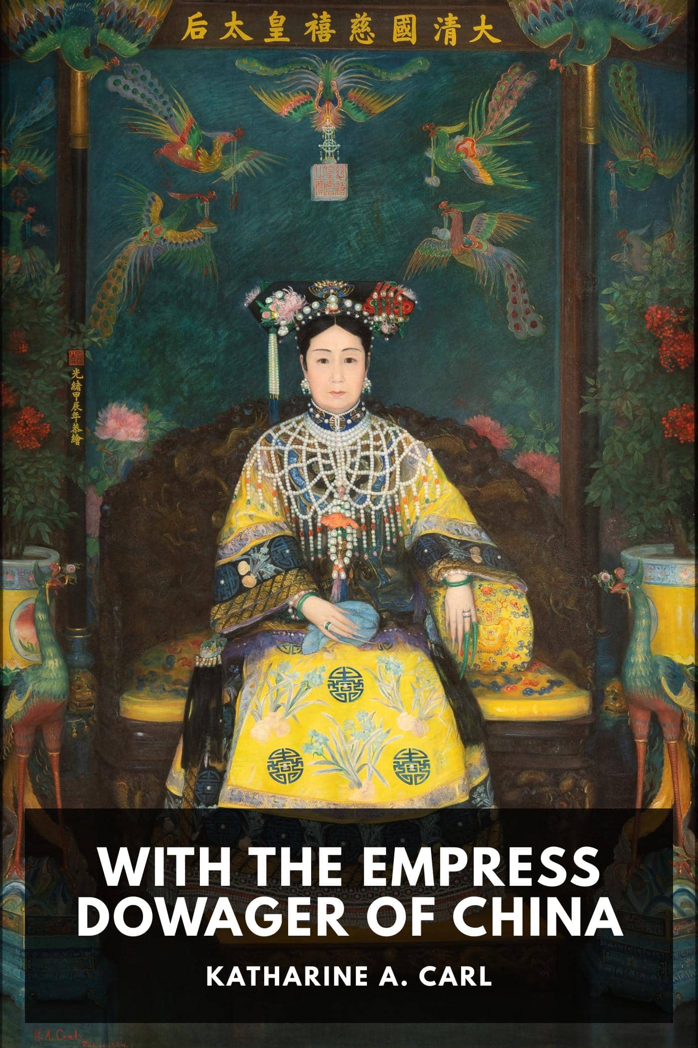 With the Empress Dowager of China